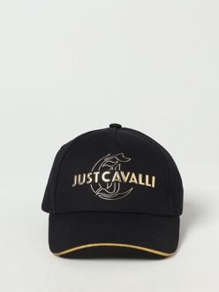 Just Cavalli Logo Baseballcap met Gouden Accenten Zwart