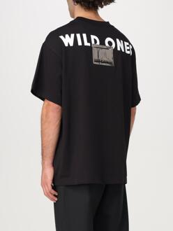 Just Cavalli Milano Logo T-shirt Zwart