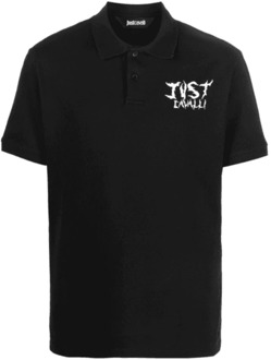 Just Cavalli Polo Shirts Just Cavalli , Black , Heren - 2Xl,Xl,L,M,S,Xs