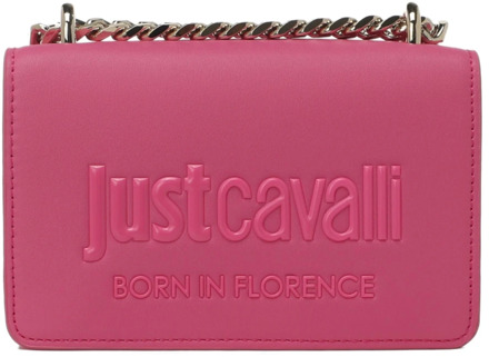 Just Cavalli Roze Designer Tas Just Cavalli , Pink , Dames - ONE Size