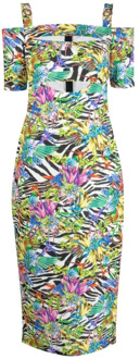 Just Cavalli Short Dresses Just Cavalli , Multicolor , Dames - M,S,Xs,2Xs