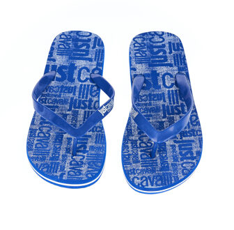 Just Cavalli Slippers Heren Lichtblauw