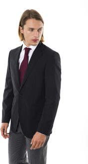 Just Cavalli Strandkleding Blauw Polyester Heren Zwemkleding - maat S Zwart