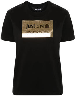 Just Cavalli T-Shirts Just Cavalli , Black , Dames - L,M,S,Xs