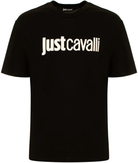 Just Cavalli T-Shirts Just Cavalli , Black , Heren - 2Xl,Xl,L,M,S,Xs,3Xl