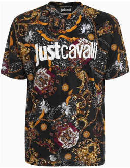 Just Cavalli T-Shirts Just Cavalli , Black , Heren - Xl,L,M,S