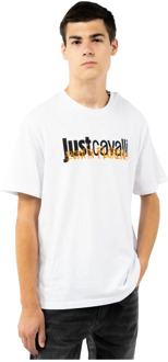 Just Cavalli T-Shirts Just Cavalli , White , Heren - M,S