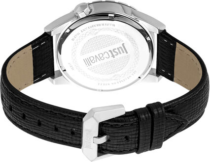 Just Cavalli Watch JC1G217L0025 Zwart en zilver