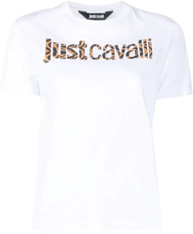 Just Cavalli Witte T-shirt en Polo Collectie Just Cavalli , White , Dames - Xl,L,M,S,Xs,2Xs