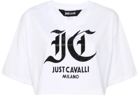 Just Cavalli Witte T-shirts & Polos voor vrouwen Just Cavalli , White , Dames - L,M,S,Xs