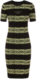 Just Cavalli Zwarte Jurken voor Vrouwen Just Cavalli , Multicolor , Dames - L,M,S,Xs