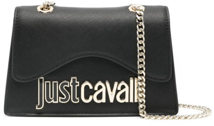 Just Cavalli Zwarte Schoudertas met Stijl Just Cavalli , Black , Dames - ONE Size