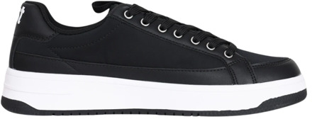 Just Cavalli Zwarte Sneakers met Witte Details Just Cavalli , Black , Heren - 40 Eu,43 Eu,44 Eu,45 Eu,42 Eu,41 EU