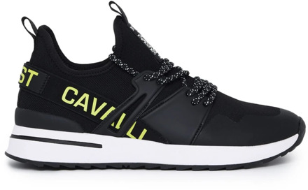 Just Cavalli Zwarte Sneakers Schoenen Just Cavalli , Black , Heren - 45 Eu,43 EU