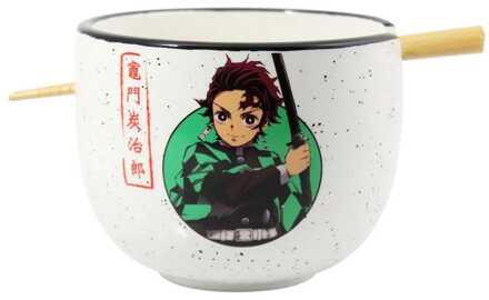 Just Funky Demon Slayer Ramen Bowl with Chopsticks Tanjiro 414 ml