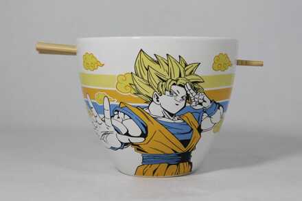 Just Funky Dragon Ball Z Ramen Bowl with Chopsticks Goku 473 ml