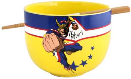 Just Funky My Hero Academia Ramen Bowl with Chopsticks All Might 414 ml