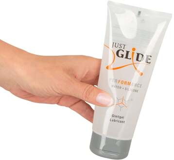 Just Glide Performance Glijmiddel Op Waterbasis Met Siliconen 200ml