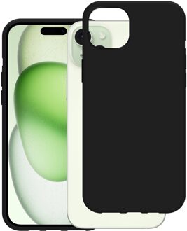 Just in case Soft TPU Case voor Apple iPhone 15 Plus Telefoonhoesje Zwart