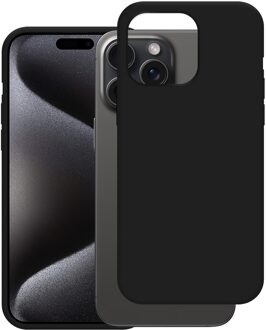 Just in case Soft TPU Case voor Apple iPhone 15 Pro Max Telefoonhoesje Zwart