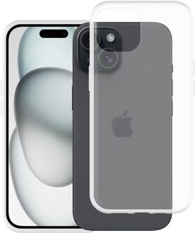 Just in case Soft TPU Case voor Apple iPhone 15 Telefoonhoesje Transparant