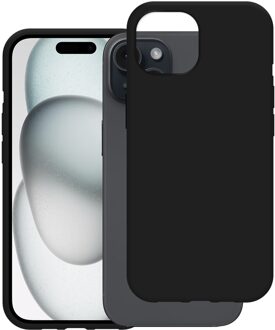 Just in case Soft TPU Case voor Apple iPhone 15 Telefoonhoesje Zwart