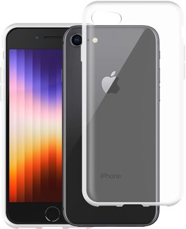 Just in case Soft TPU Case voor Apple iPhone SE 2022 Telefoonhoesje Transparant