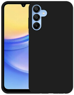 Just in case Soft TPU Case voor Samsung A15 4G/5G Telefoonhoesje Zwart