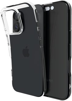 Just in case Zero Soft TPU Case voor Apple iPhone 16 Pro Max Telefoonhoesje Transparant