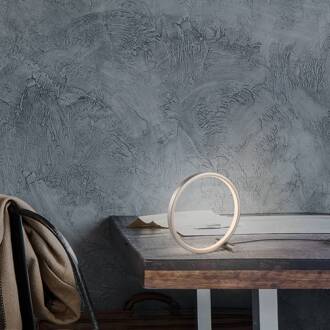 JUST LIGHT. LED tafellamp Mini Ritus, Ø 25 cm, ijzer zilver