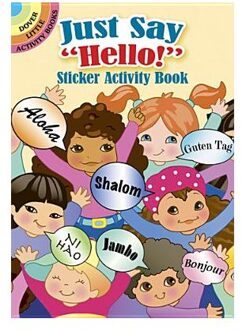 Just Say "hello!" Sticker Activity Book - Stillerman, Robbie