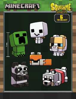 Just Toys Minecraft Squishme Anti-Stress Figures 7 cm Series 5 Display (16)
