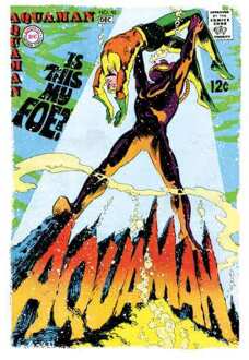 Justice League Aquaman Cover Sweatshirt - White - S Wit