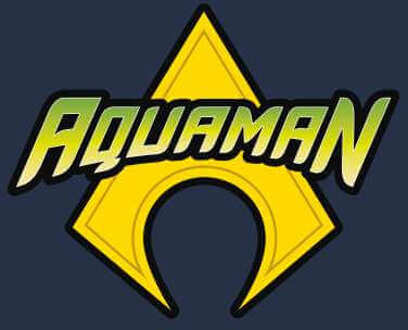 Justice League Aquaman Logo Women's Sweatshirt - Navy - S - Navy blauw