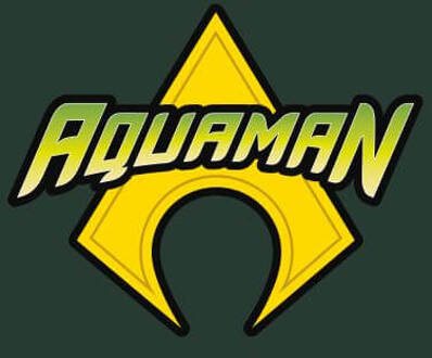 Justice League Aquaman Logo Women's T-Shirt - Forest Green - L Groen