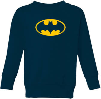 Justice League Batman Logo Kids' Sweatshirt - Navy - 110/116 (5-6 jaar)