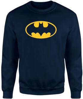 Justice League Batman Logo Sweatshirt - Navy - L - Navy blauw