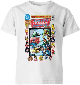 Justice League Crisis On Earth-Prime Cover Kids' T-Shirt - White - 134/140 (9-10 jaar) Wit