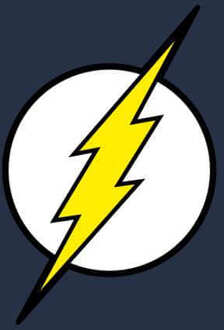 Justice League Flash Logo Hoodie - Navy - L - Navy blauw