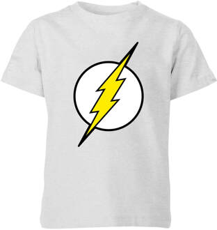 Justice League Flash Logo Kids' T-Shirt - Grey - 110/116 (5-6 jaar) - Grey - S