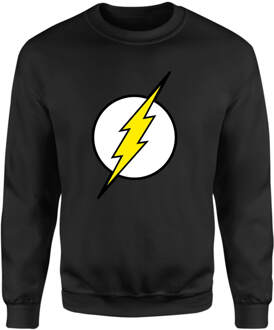 Justice League Flash Logo Sweatshirt - Black - S Zwart