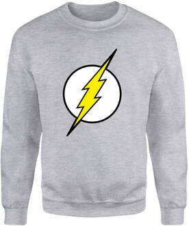 Justice League Flash Logo Sweatshirt - Grey - L Grijs