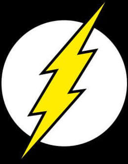 Justice League Flash Logo Women's T-Shirt - Black - 3XL - Zwart