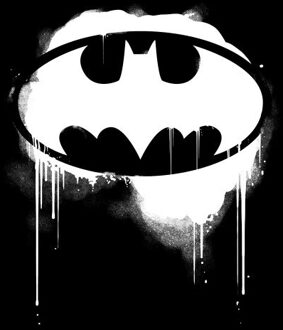 Justice League Graffiti Batman Men's T-Shirt - Black - 3XL Zwart