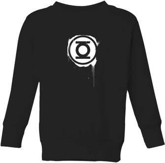 Justice League Graffiti Green Lantern Kids' Sweatshirt - Black - 98/104 (3-4 jaar) Zwart - XS