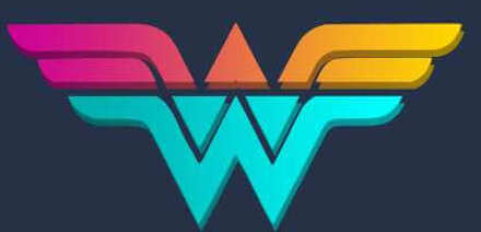 Justice League Neon Wonder Woman Men's T-Shirt - Navy - XL