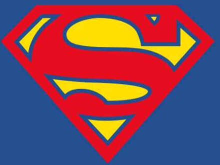 Justice League Supergirl Logo Men's T-Shirt - Royal Blue - XL