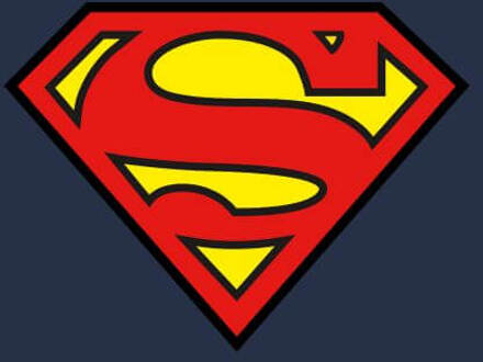 Justice League Superman Logo Women's T-Shirt - Navy - XXL Blauw