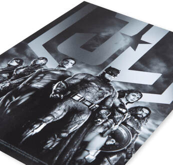Justice League Team Poster Giclee Art Print - A2 - White Frame Meerdere kleuren