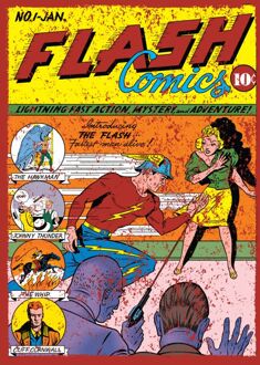 Justice League The Flash Issue One Men's T-Shirt - Red - L Rood